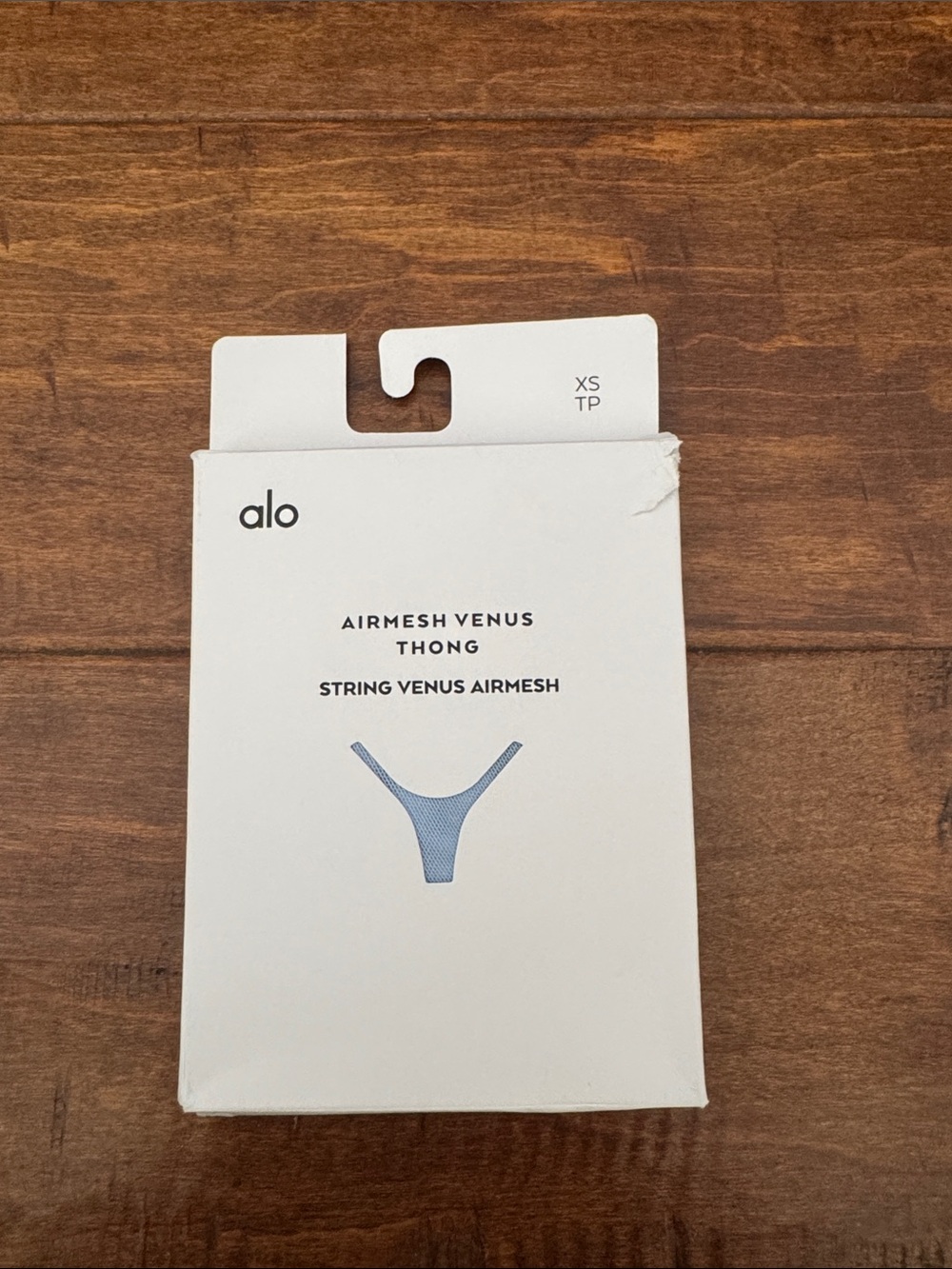 ALO Yoga Airmesh Venus Thong -Seashell Blue
